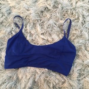 Blue billabong bikini top